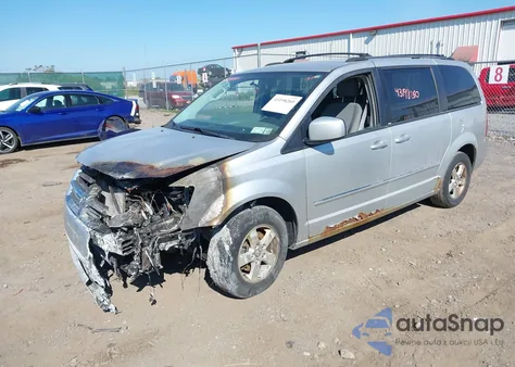 2009 Dodge Grand Caravan Sxt из США, поврежденный, VIN 2D8HN54109R655574